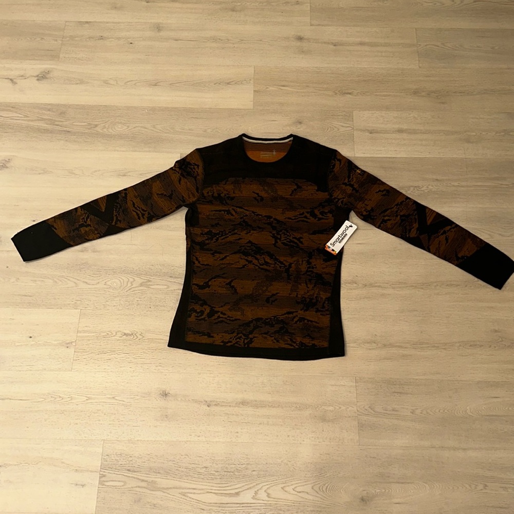 Smartwool Intraknit Thermal Merino Base Layer Pattern Crew - Men's